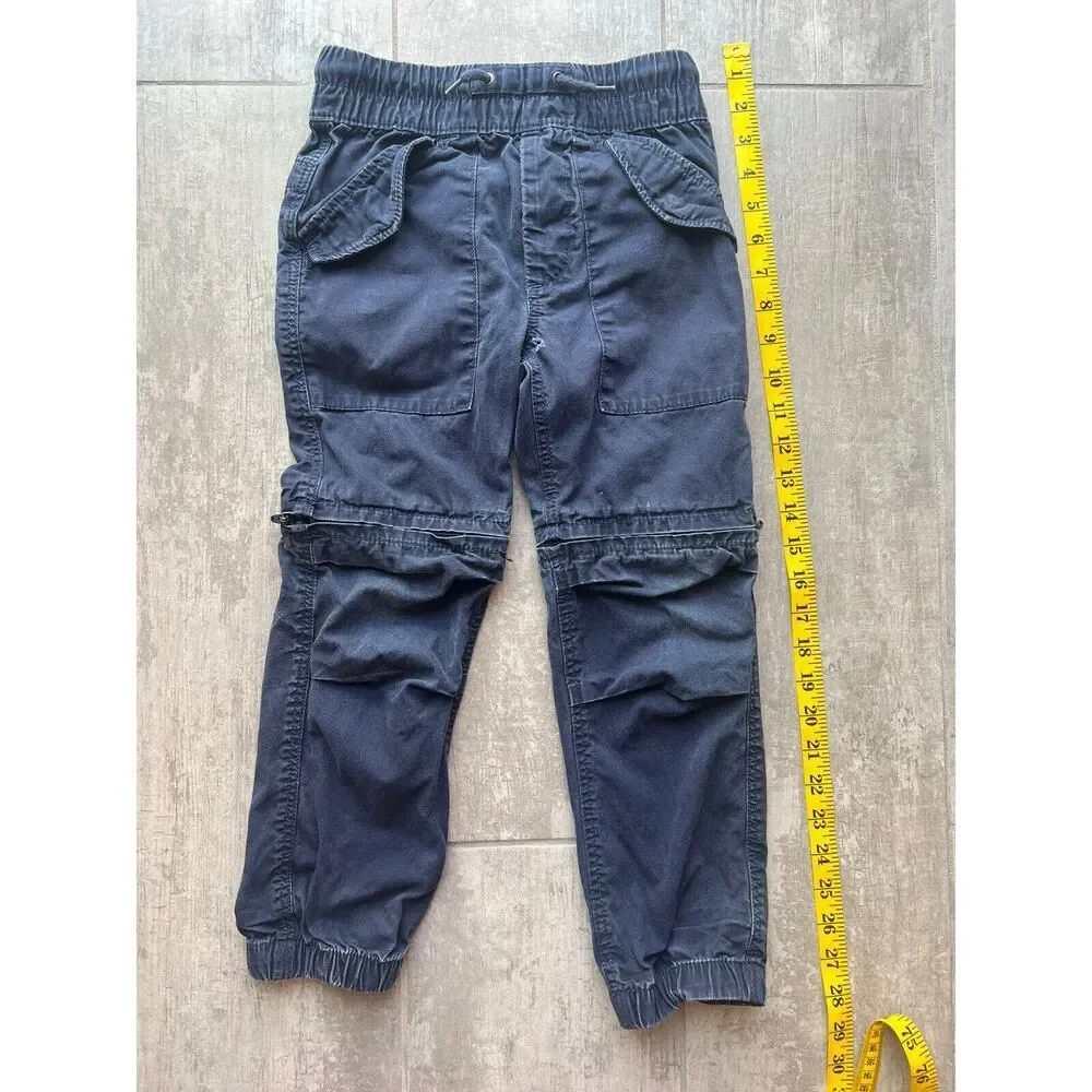 Gap Kids Boys Zip Away Jogger Jeans to Shorts Zip Off Pants S 6-7 Pull On READ!